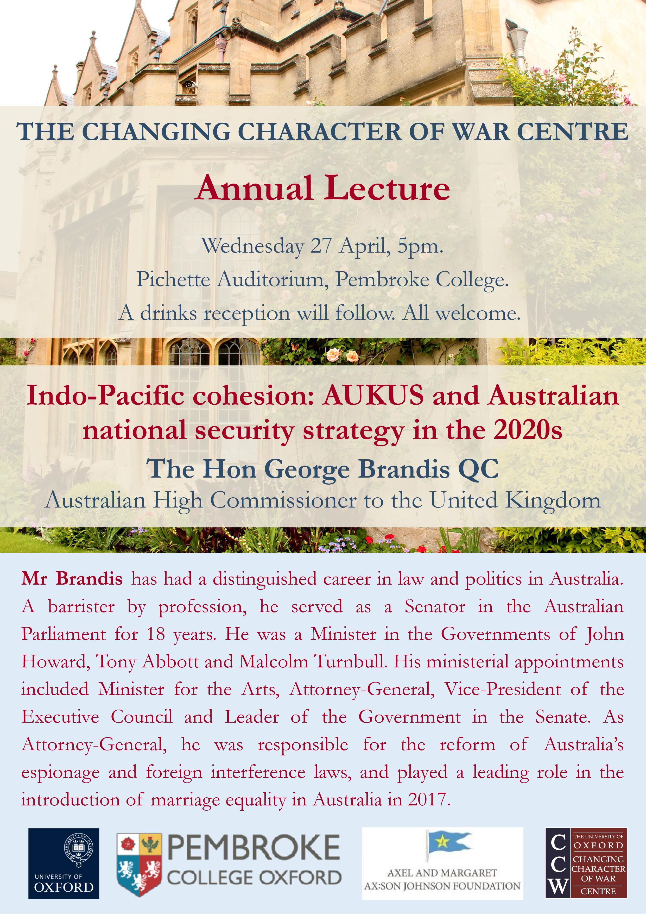 Poster for event