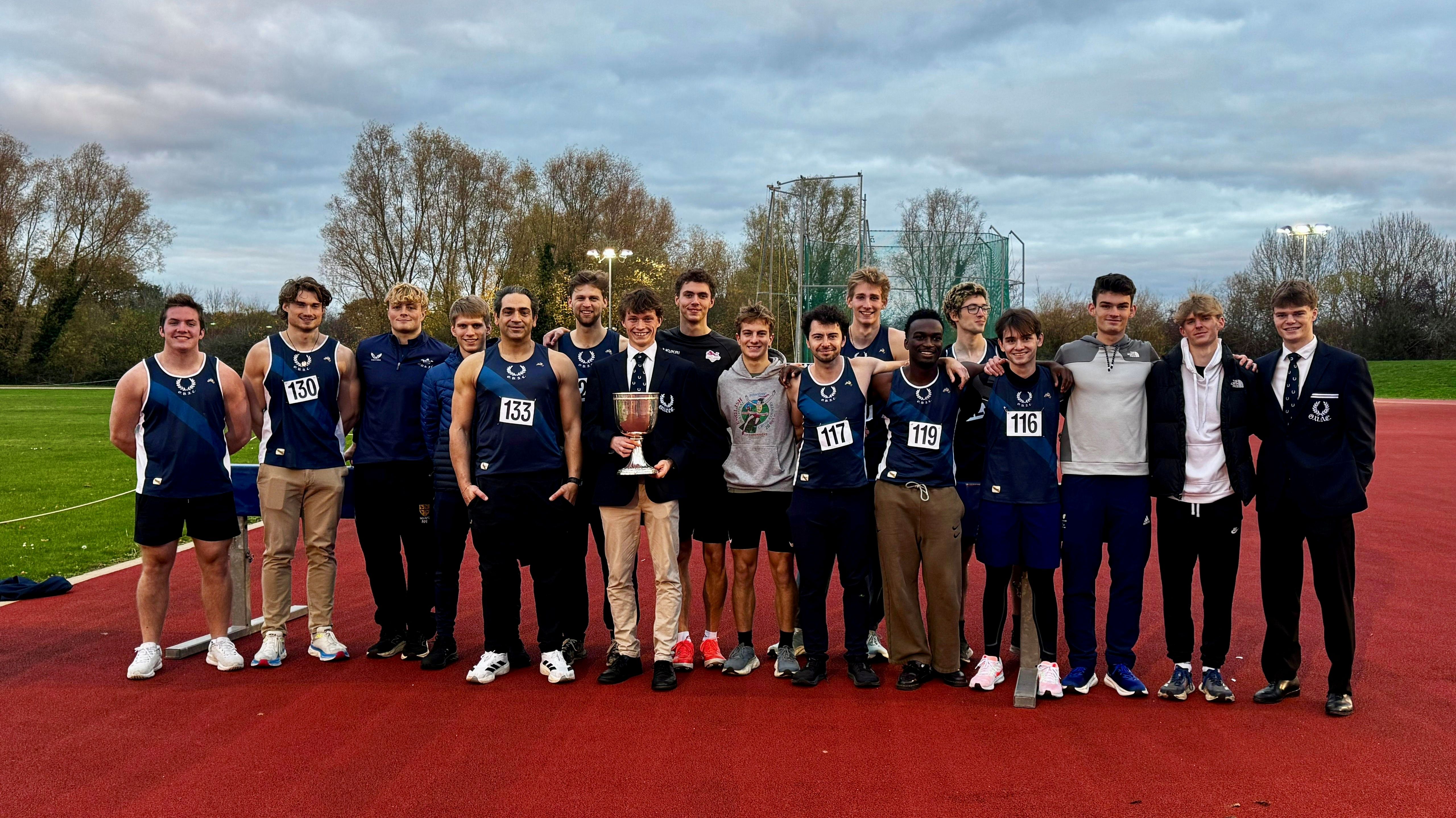The Oxford University Athletic Club at the Freshers' Varsity Match