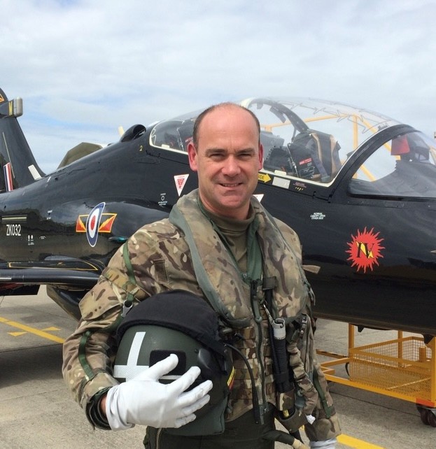 Dr Eamonn Molloy in his RAF uniform.