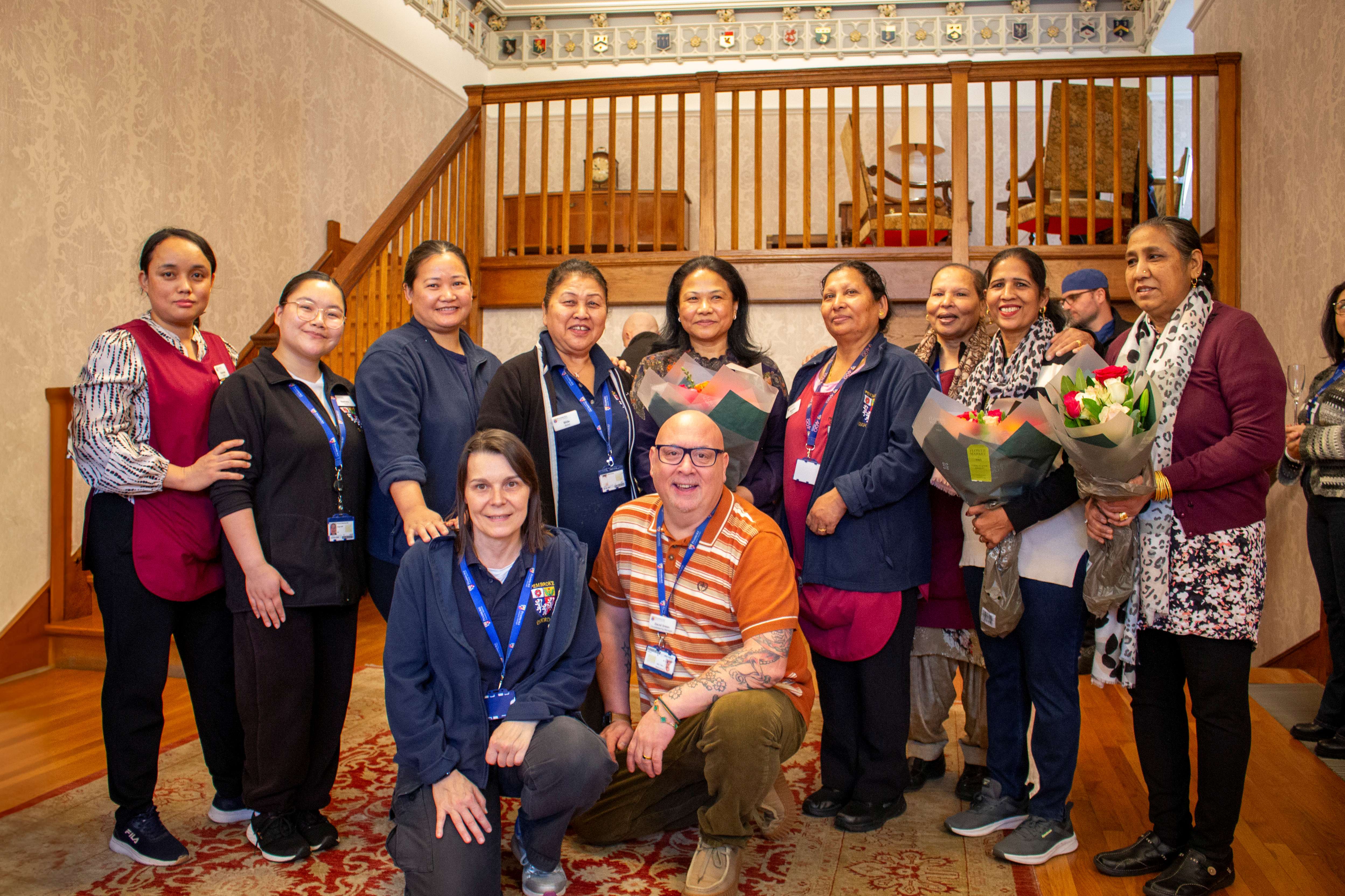Pembroke College scouts group photo.