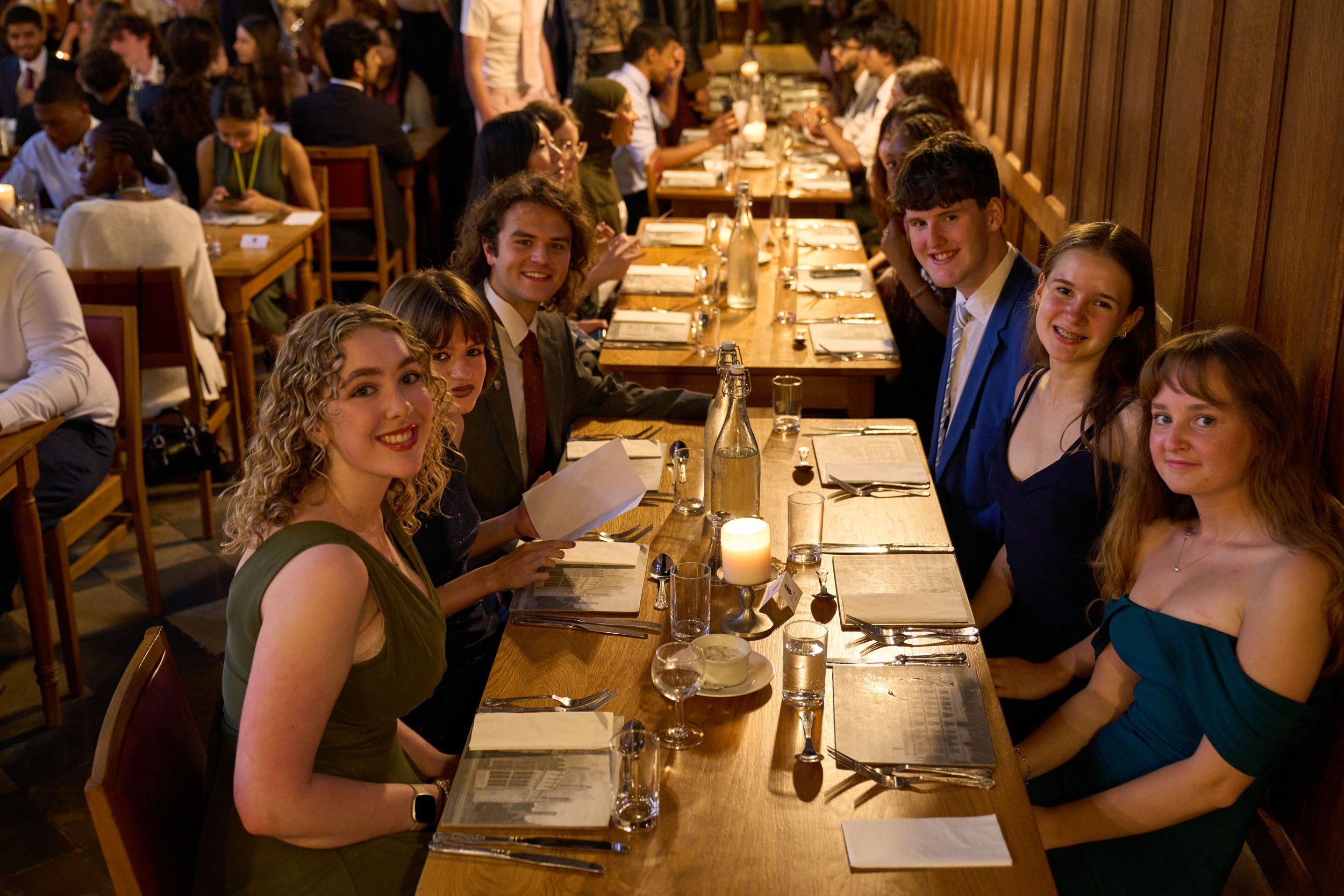 OxNet pupils at the Joseph Owen Formal Dinner.