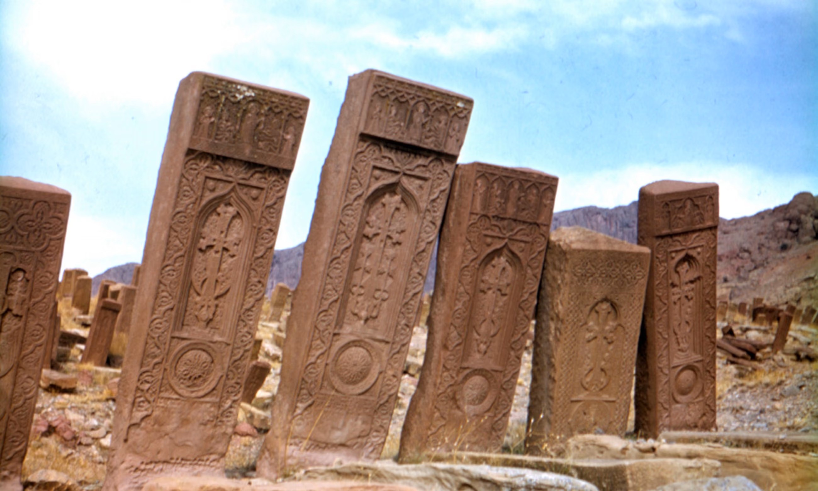 Khachkar stelae