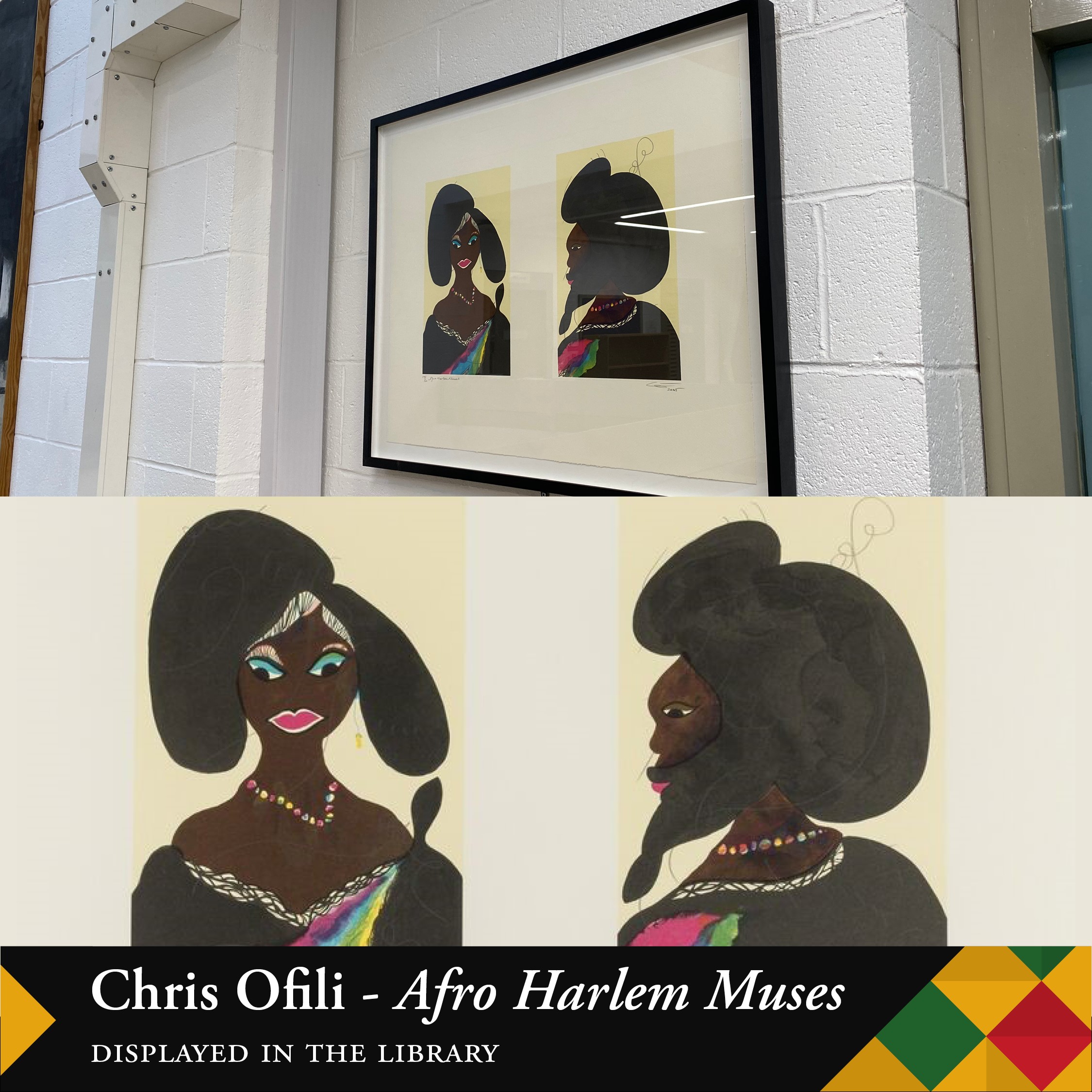 Chris Ofili, Afro Harlem Muses, 2005