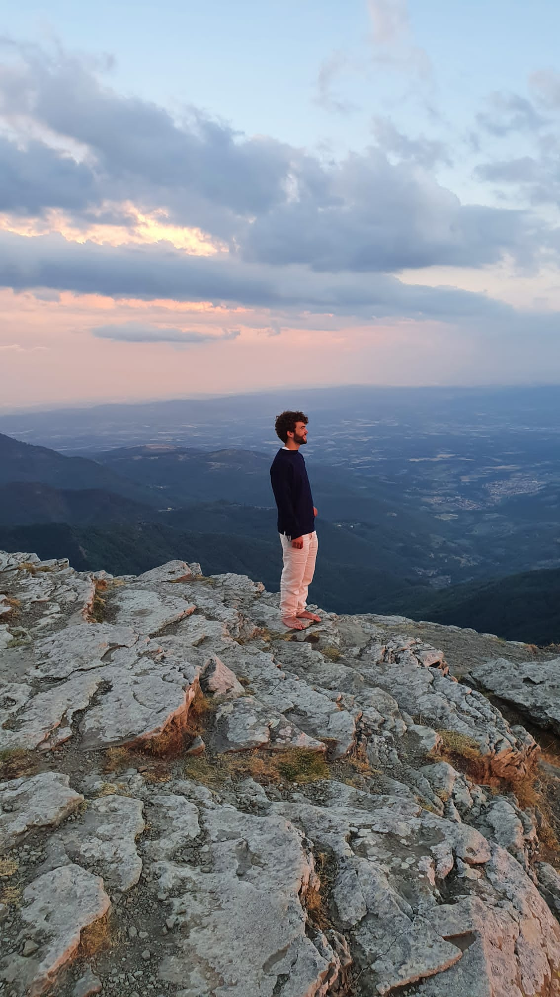 Henry Worsley on a Mountain