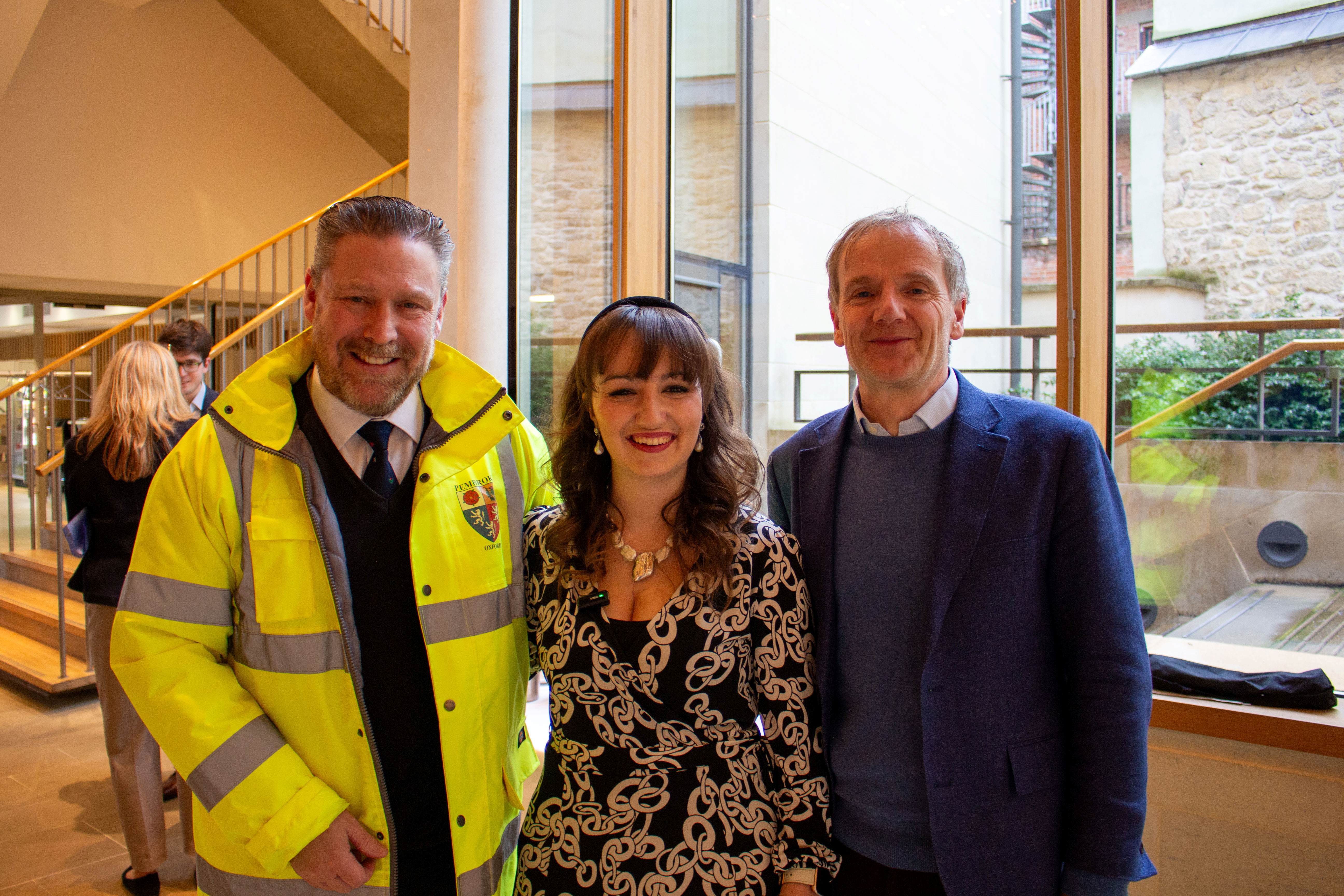 Porter Roger Charles, Beth, Professor Stephen Tuck