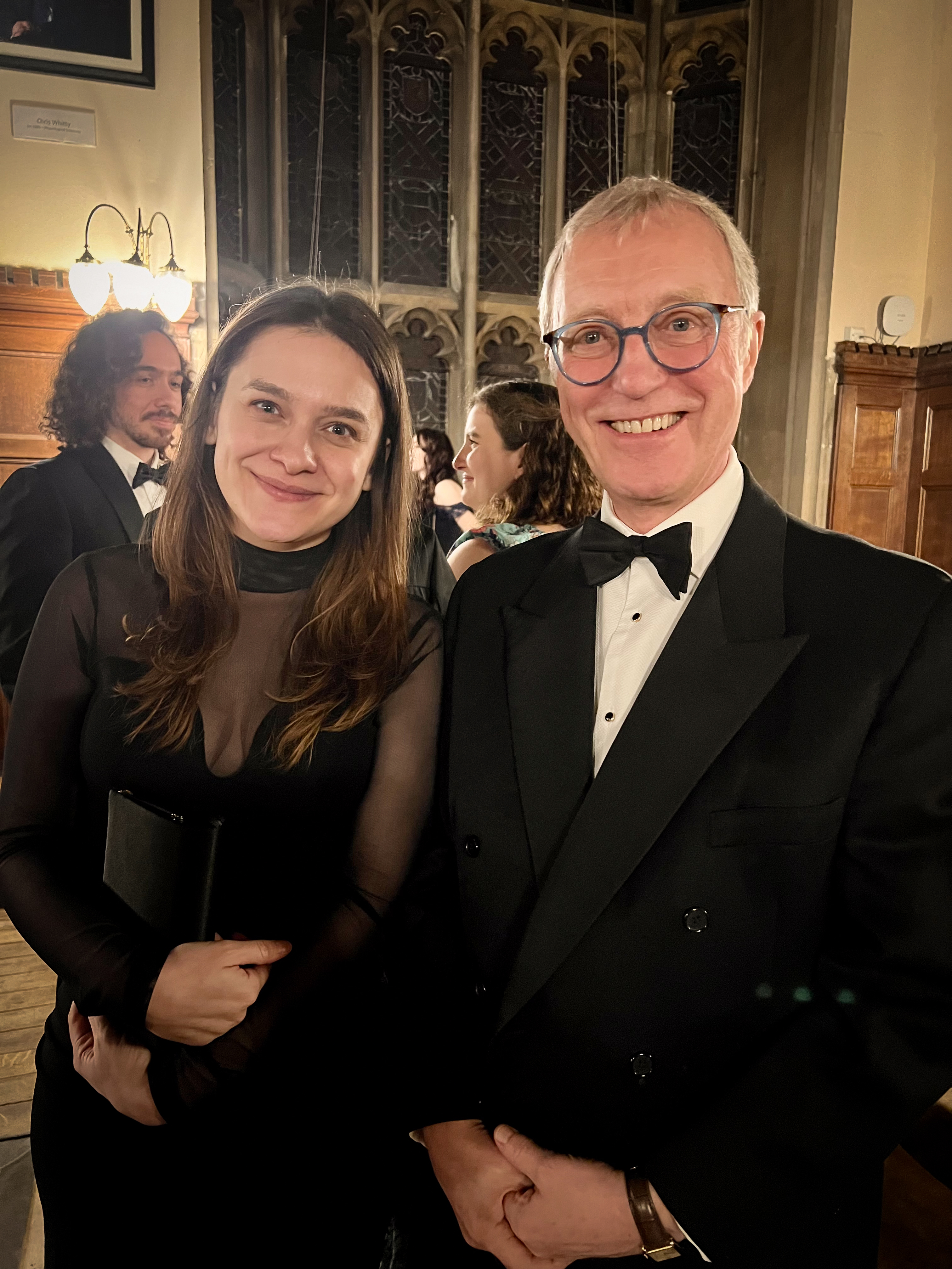 Seda Ozturk with the Master Sir Ernest Ryder