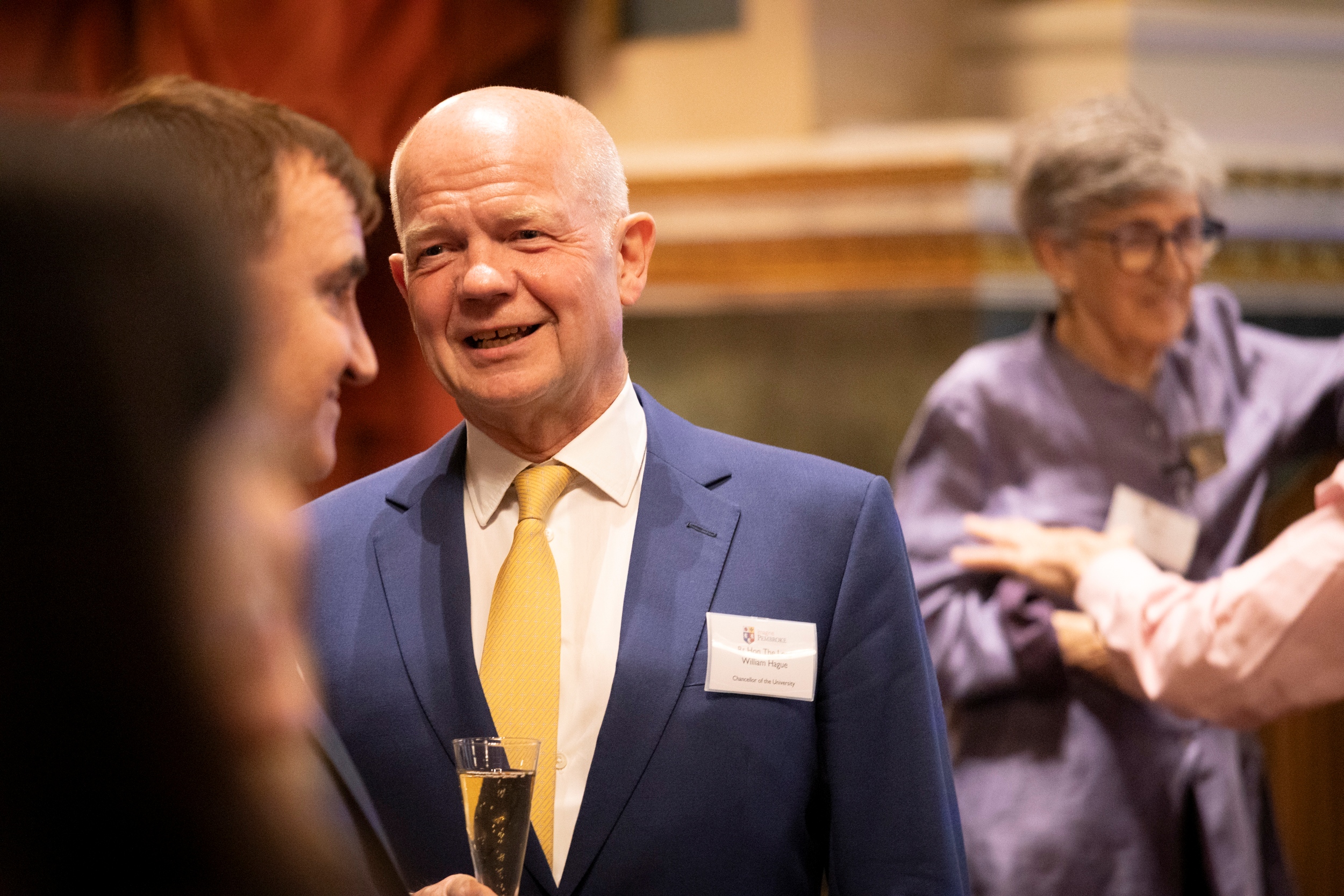 William Hague at the Imagine Pembroke campaign launch.