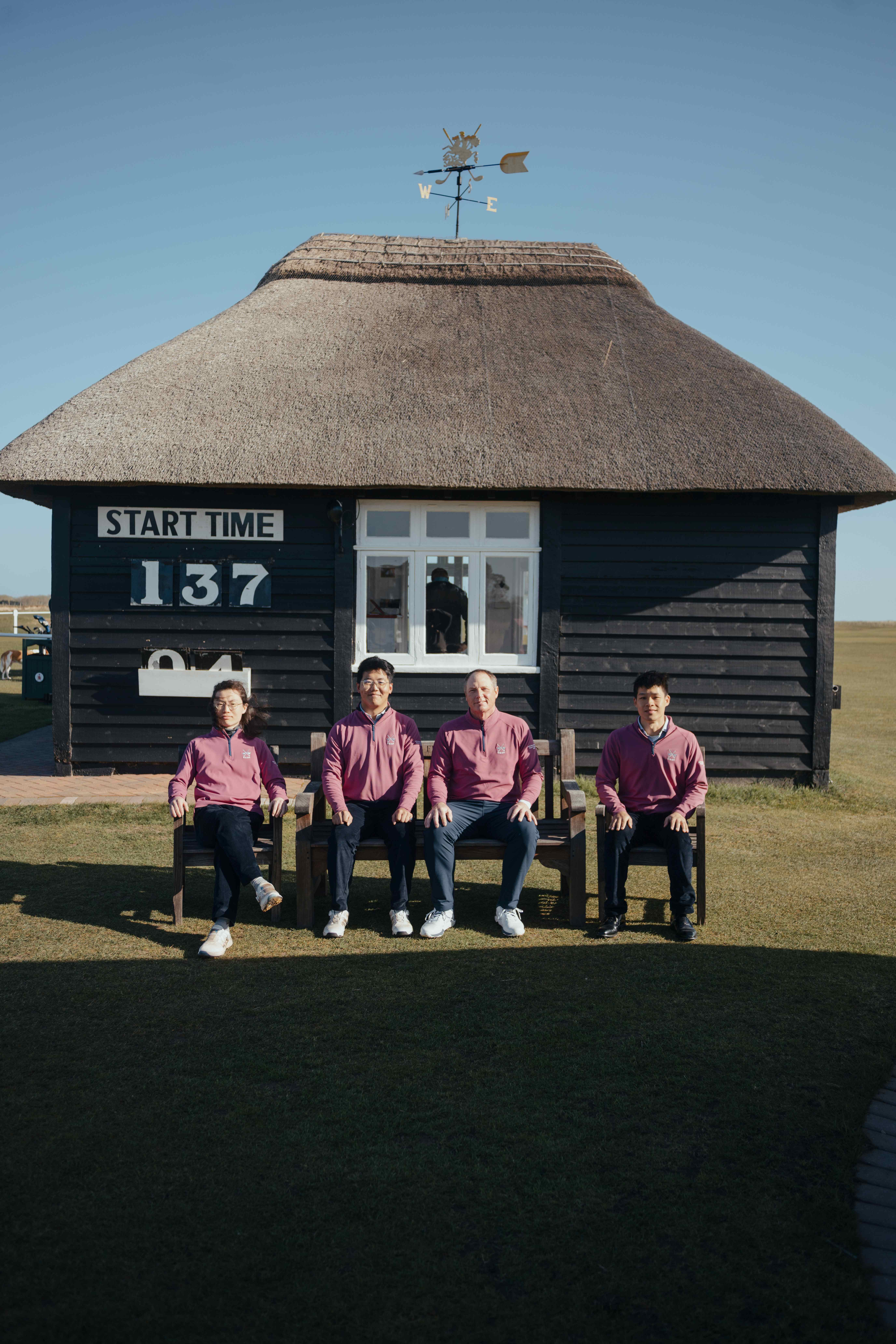 The four Pembrokians part of the Oxford Men's Golf Blues Team