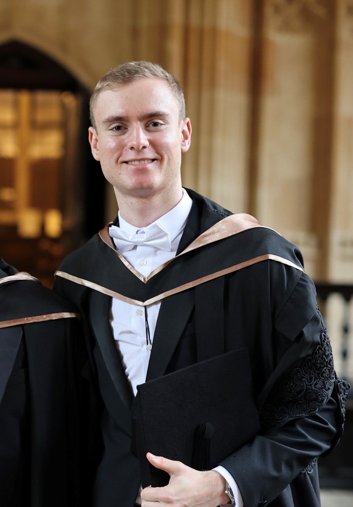 Alex Welch During his graduation