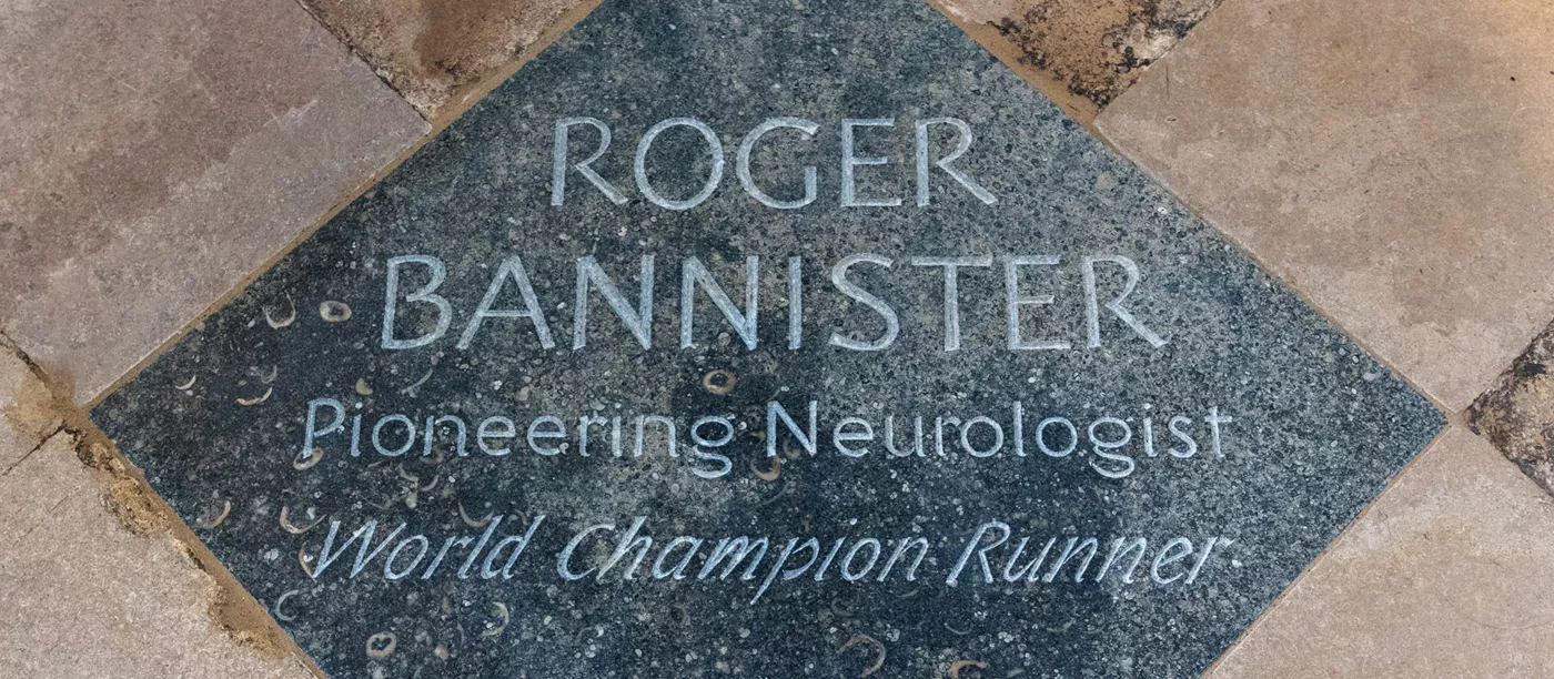 Roger Bannister memorial stone