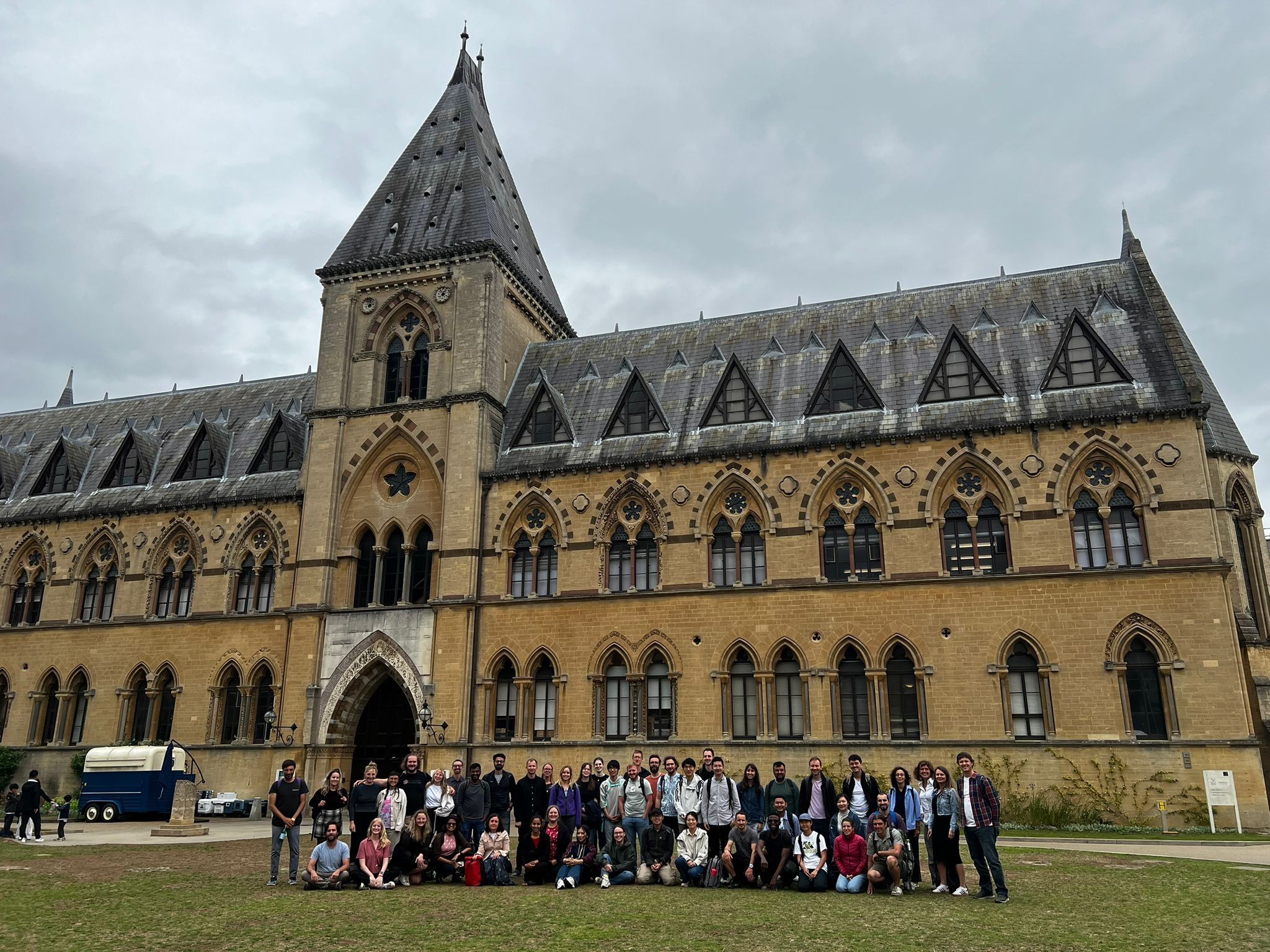 Summer School participants outside the Natural History Museum.