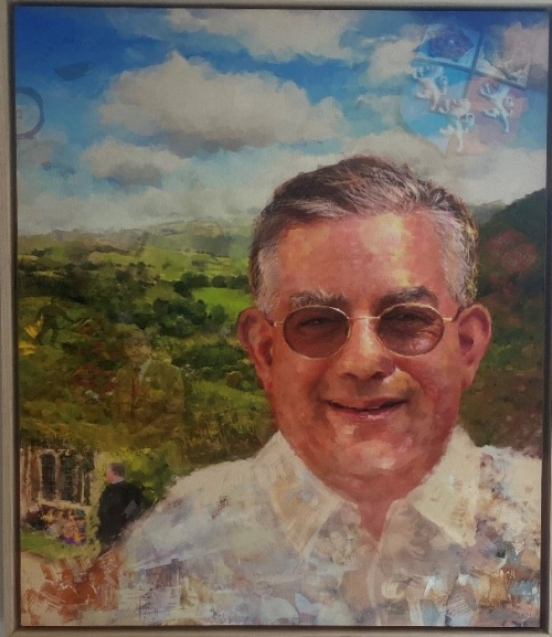 Portrait of Peter Farthing by Jeremy Sutton unveiled in 2021