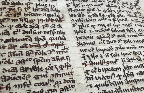 A page from Theodorus Gaza's translation of De Animalibus.