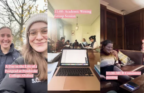 A series of screenshots from the video.